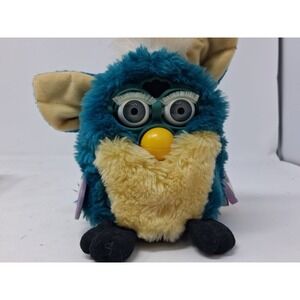 Tiger Electronics Furby Yellow Blue Dragon Series Tested Not Working. R